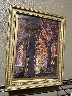 Vintage 30s Maxfield Parrish GOLDEN HOURS Print Litho 8x10 • $36.99