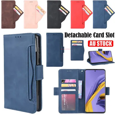 For Samsung Galaxy A55 A13 A35 A54 A34 Case Wallet Magnetic Flip Card Slot Cover • $14.29