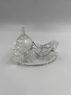 Cinderella Crystal Horse Drawn Carriage Shannon Crystals Of Ireland • $28