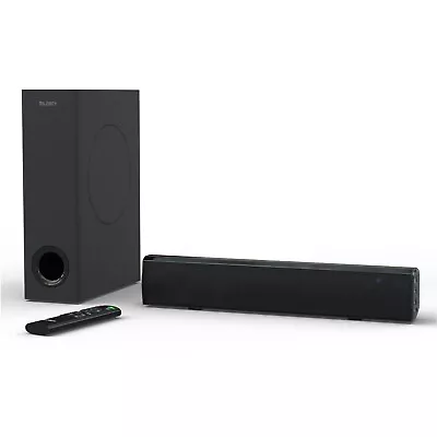 MAJORITY Bowfell Plus Bluetooth Sound Bar For TV 100 Watts 2.1 Stereo • £42.99