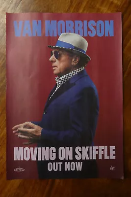 VAN MORRISON  Moving On Skiffle  2023 UK Music Mag.PROMO Poster Ad-Rare Beauty! • $8.99