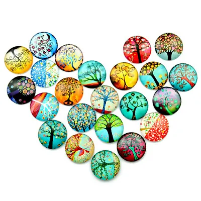 10pcs Photo Craft Round Mosaic Tiles Crystal Mosaic Tiles Clear Glass • £6.49