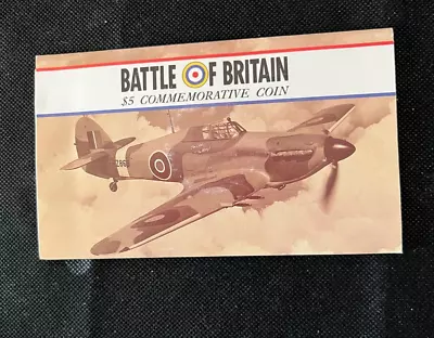 Battle Of Britain $5.00 Commemorative Coin 1990 • $6