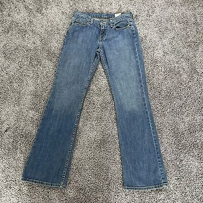 X2 Denim Laboratory Jeans Womens 4 Regular Blue Medium Wash Casual • $19.99