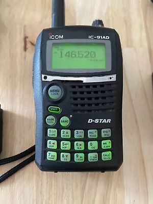 Icom IC-91AD W/charger Case And Batteries • $157.50