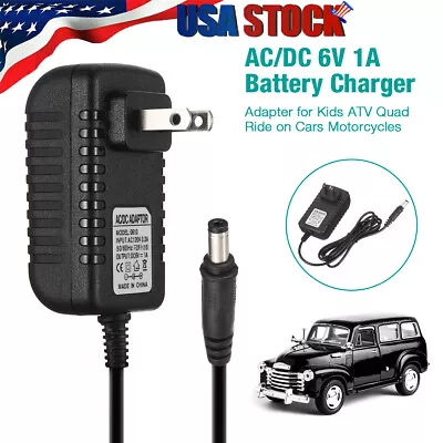 6 Volt Battery Charger For Kids Powered Ride On Car Best Choice Product Kid Trax • $8.59