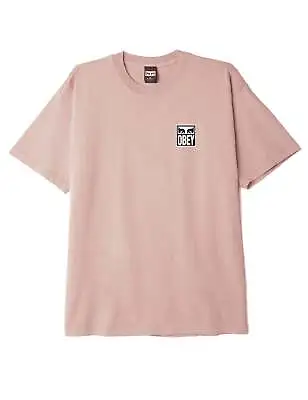 Obey Clothing Men's Eyes Icon 2 Tee - Pink Clay • £37.50