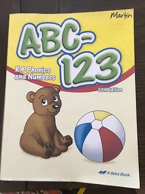 $19.99 • Buy Abeka Book ABC - 123 K4 Phonics And Numbers Workbook