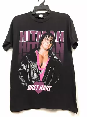 Bret Hart Gift For Family Black T-Shirt Cotton All Size S-5XL RM278 • $20.99