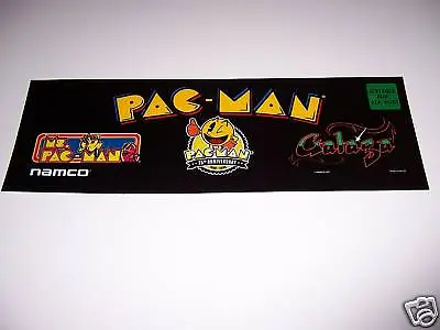 Namco Ms Pacman Pacman Galaga 25 Anniversary Marquee • $9.99