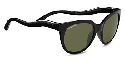 Serengeti Lia 8576 - Shiny Black/Shiny Silver Polarized 555nm Lenses • $259.99