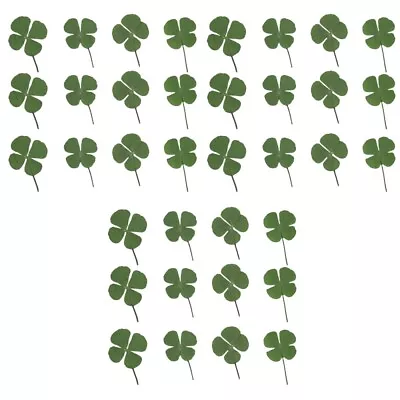 36pcs Four Leaf Clover Pressed Flowers For Resin Art & Jewelry Making • $12.47