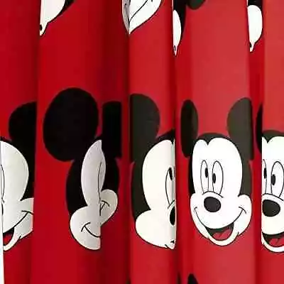 Disney Mickey Mouse Faces Room Darkening Curtain Panels • $27