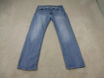 Buckle BKE Jeans Mens 36 Blue Tyler Straight Casual Stretch Cotton Adult 36x34* • $38.88