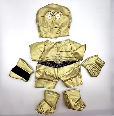 Build A Bear Star Wars C3PO Rare Droid Costume Complete Robot Teddy Clothes Set • $49.99