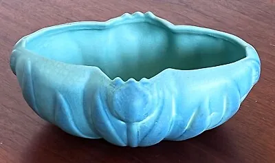Van Briggle Colorado Arts Crafts Blue Tulip Art Pottery Vessel Bowl Planter Vtg • $29.99