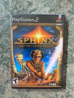 Sphinx And The Cursed Mummy (PlayStation 2 PS2 2003) Brand New & Factory Sealed • $22