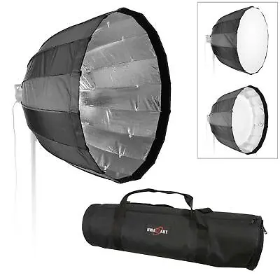 Parabolic Softbox 90cm Umbrella Flash Reflector Deep Rapid Box Bowens S Fit UK • £84.99