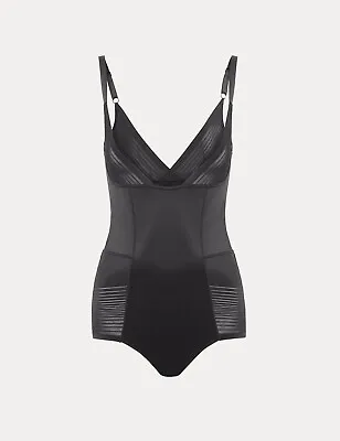 Ex M&S Body Define Firm Control Wear Your Own Bra Bodysuit Size 14 • £14.99