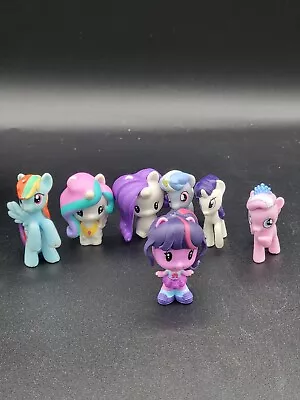 Miniature My Little Pony Figure 1 -2  Plastic Cake Toppers Mini Toys Lot Of 7 • $16.99