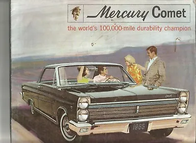 Original 1965 Mercury Comet Cyclone Caliente Villager Dealer Sales Brochure • $7.49