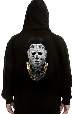 Mafioso Halloween Michael Myers 2.0 Tattoos Horror Movie Urban Punk Goth Hoodie • $48.99