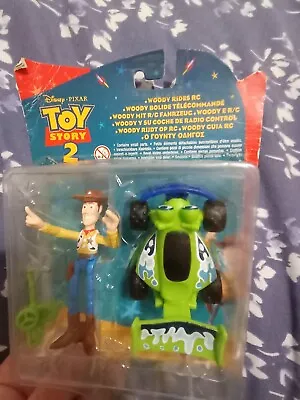 Disney Pixar Woody Rides RC Toy Story 2 Mattel Carded And Sealed Toys • £7