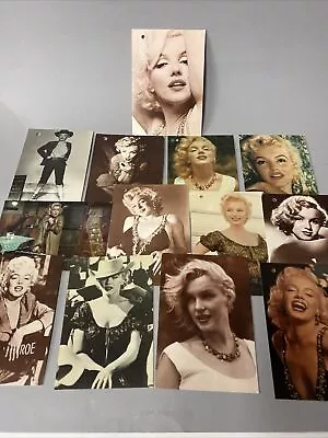 Lot 13 Marilyn Monroe Postcard Classic BW & Color Photos Post Cards 1988 1990 • $25