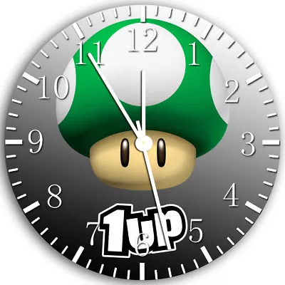 Super Mario Mushroom Frameless Borderless Wall Clock Nice For Gifts Or Decor Z43 • $22.95