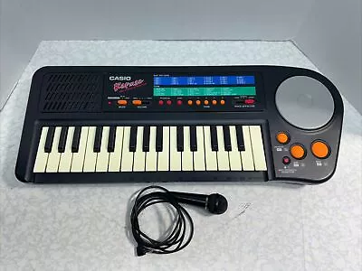 Casio Rapman Keyboard W/ Mic. Voice Effector Scratch & Drum Pads TESTED & WORKS • $69.99