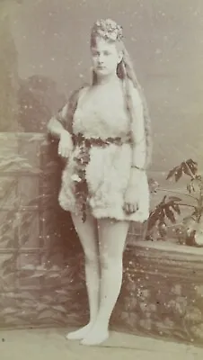 1860/70s CDV Portrait Photo Latour Amelie Julie Lieutet Actress By Reutlinger • £24.95