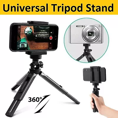 Universal Camera Phone Tripod Stand Mount Mobile Phone Holder Stand Selfie Stick • $11.99