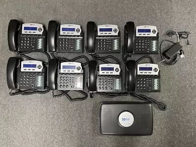 XBlue X16 1610-00 Phone System With 8 1670-00 Office Phones • $409.99