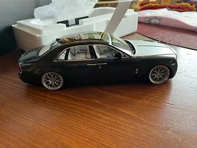 1/18 KYOSHO ROLLS ROYCE GHOST Custom DARKEST TUNGSTEN Code 3 • $147.42