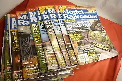 10 Model Railroader Magazines 2012 Trains Locomotives • $9.99