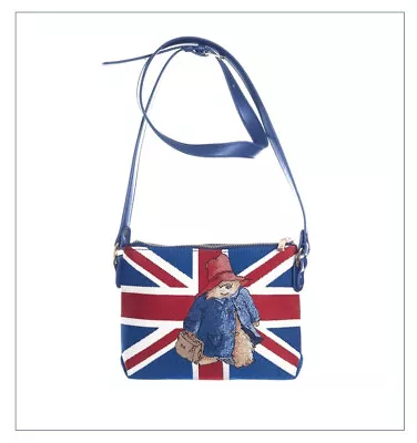 Signare Paddington Bear Tapestry Casual Cross Body Shoulder Hand Bag Union Jack • £26.95