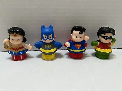 $7.60 • Buy Fisher Price Little People Super Heroes Lot Of 4