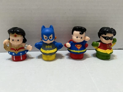 $7.60 • Buy Fisher Price Little People Super Heroes Lot Of 4