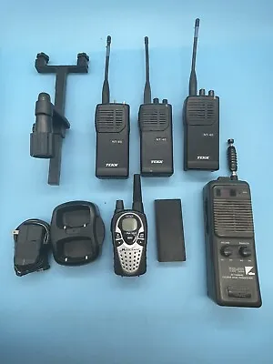 Lot Of 5 Radios TEKK  MIDLAND  With Bases And Batteries. L@@K • $40