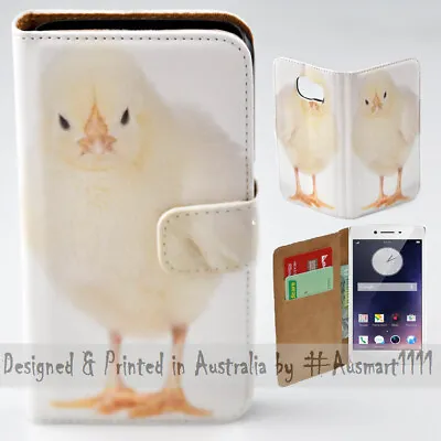For OPPO Series - Cute Chick Portrait Theme Print Wallet Mobile Phone Case Cover • $13.98