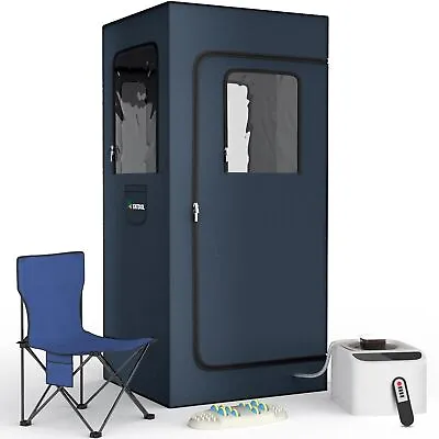 Portable Home Steam Sauna Box Full Size Personal Sauna Tent For Home Spa Sauna • $179.99