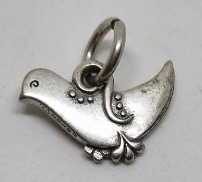 Vintage Danon Pewter Bird Bracelet Charm • £14.99