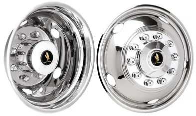  Chevy Gmc Hubcaps Wheel Liners 19.5 Motorhome Rv 10 Lug Rear 5 Lug Front Bolton • $248.99