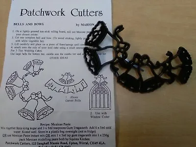 Patchwork Cutters Christmas BELLS & BOWS Sugarcraft Cake Decorating • £3.80