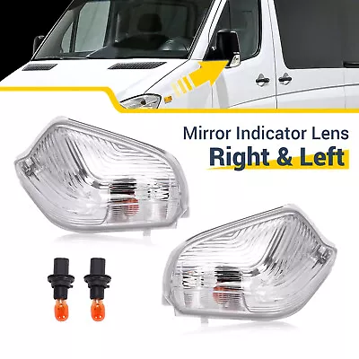 Side Mirror Left Right Light With Bulb For Mercedes Benz Sprinter W906 2006-2021 • $23