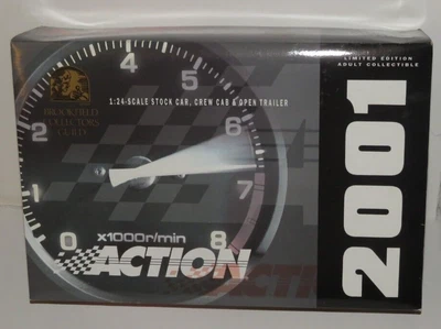 $109.99 • Buy 2001 Dale Earnhardt Goodwrench Brookfield Silver Edition Truck Trailer Car 1/24