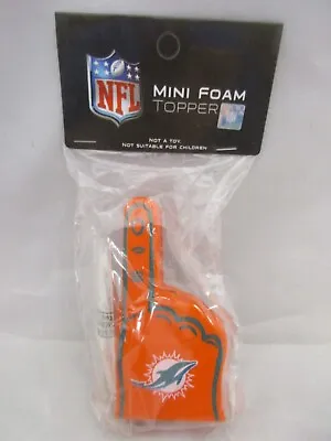 Miami Dolphins NFL Football Mini Foam Topper Team Logo Sports NEW • $3.99