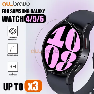 For Samsung Galaxy Watch 6 5 Pro 45mm 4 40/44mm Tempered Glass Screen Protector • $7.89