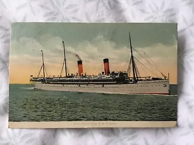 RMS  BRITON  - Union-Castle Line - 1910 Postcard - Troopship During WW1 • £2.95