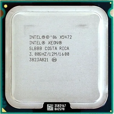 Intel Xeon X5472 CPU Quad-Core 3 GHz 12M 1600MHZ SLASA SLBBB LGA771 Processor • $13.95
